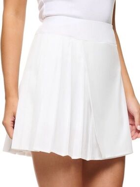 NWT Lolë Women's Asymmetrical Pleated Skort